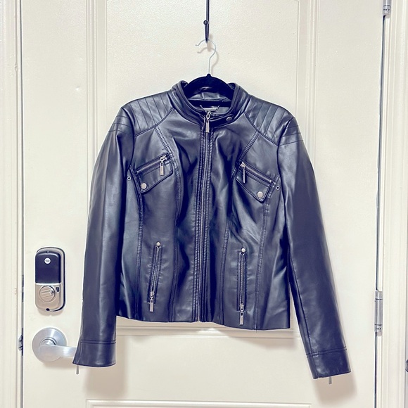 Black Leather Jacket - Picture 1 of 3